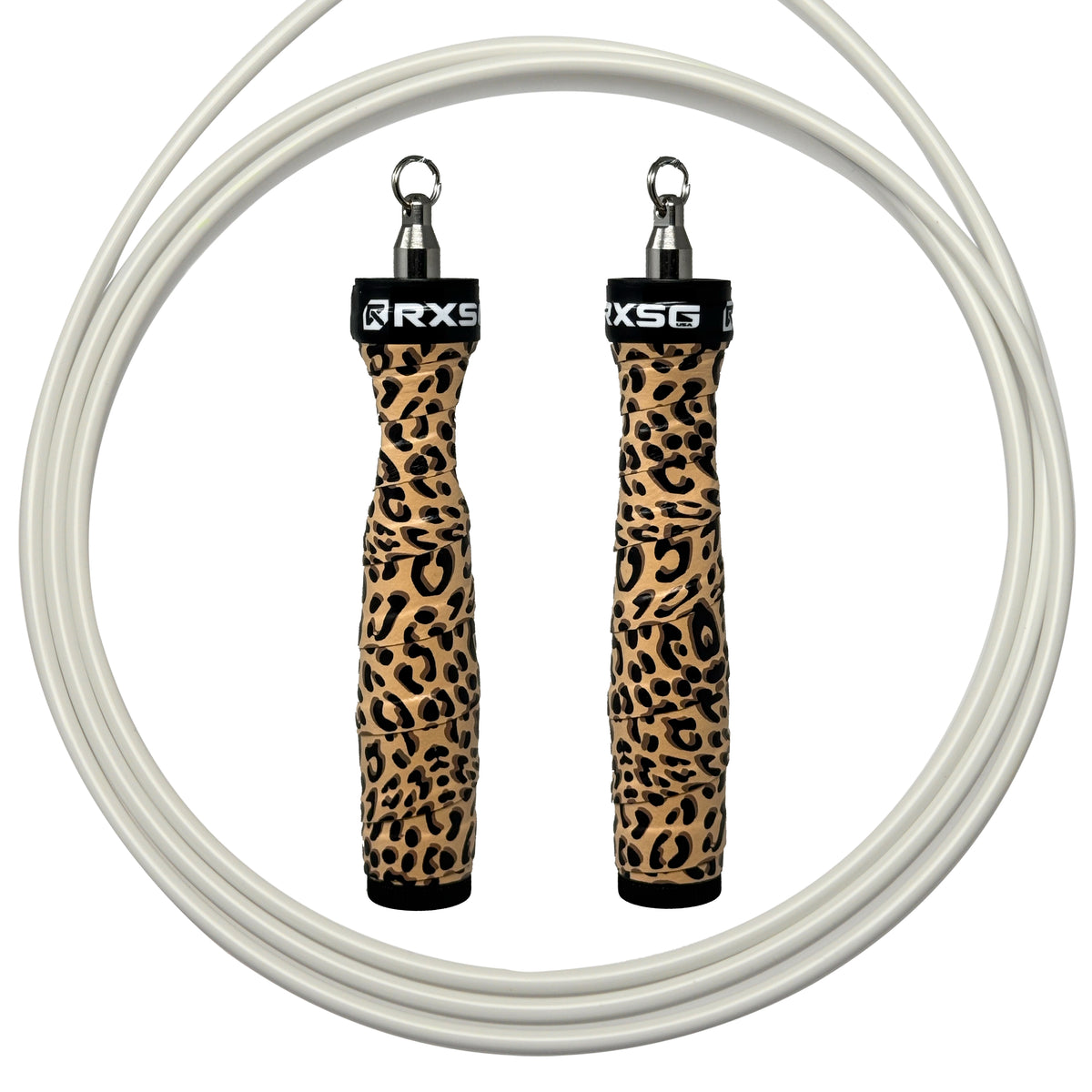 Leopard Print Rx Jump Rope 2.0 with Buff
