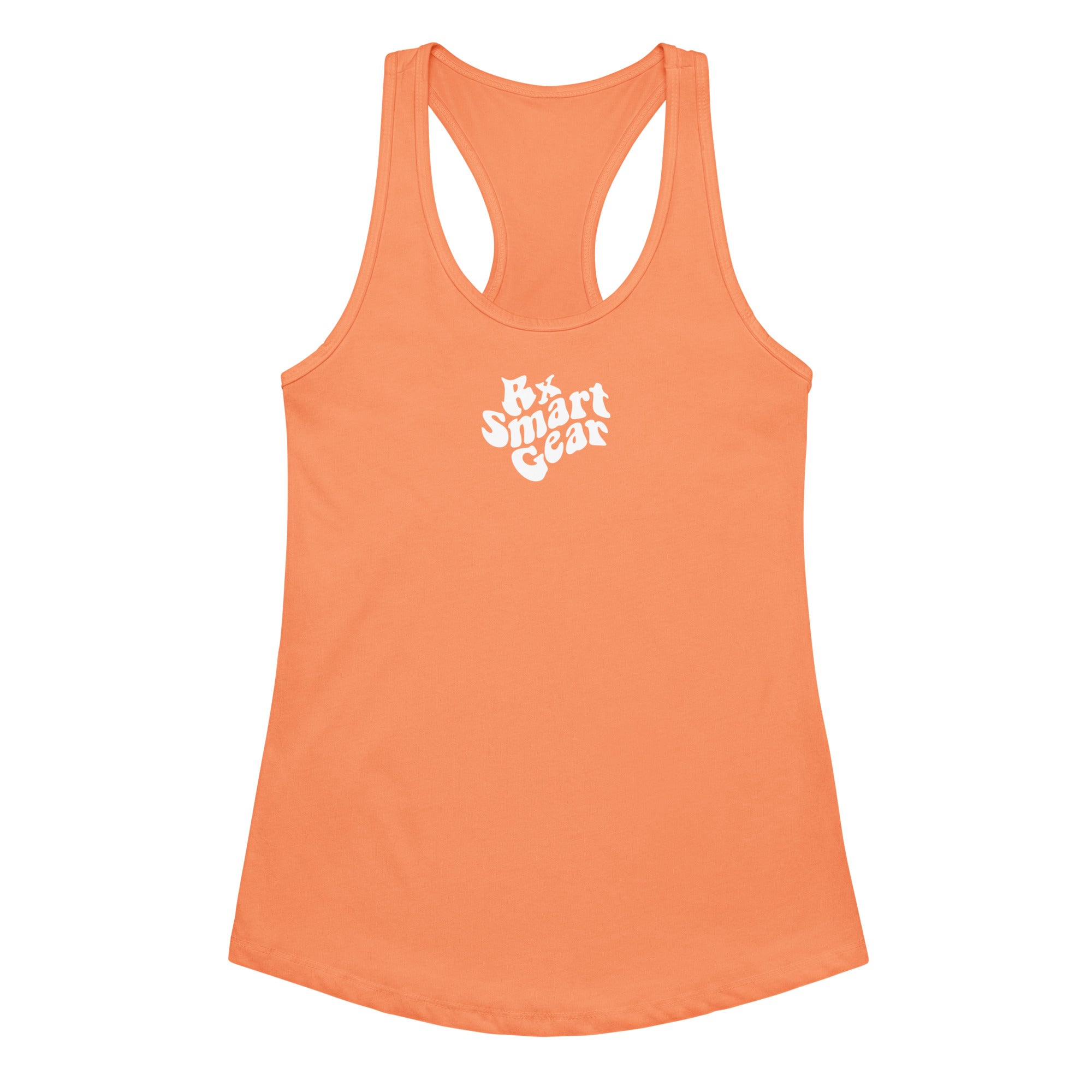 70's Vibes Tank Top Front Flat Light Orange