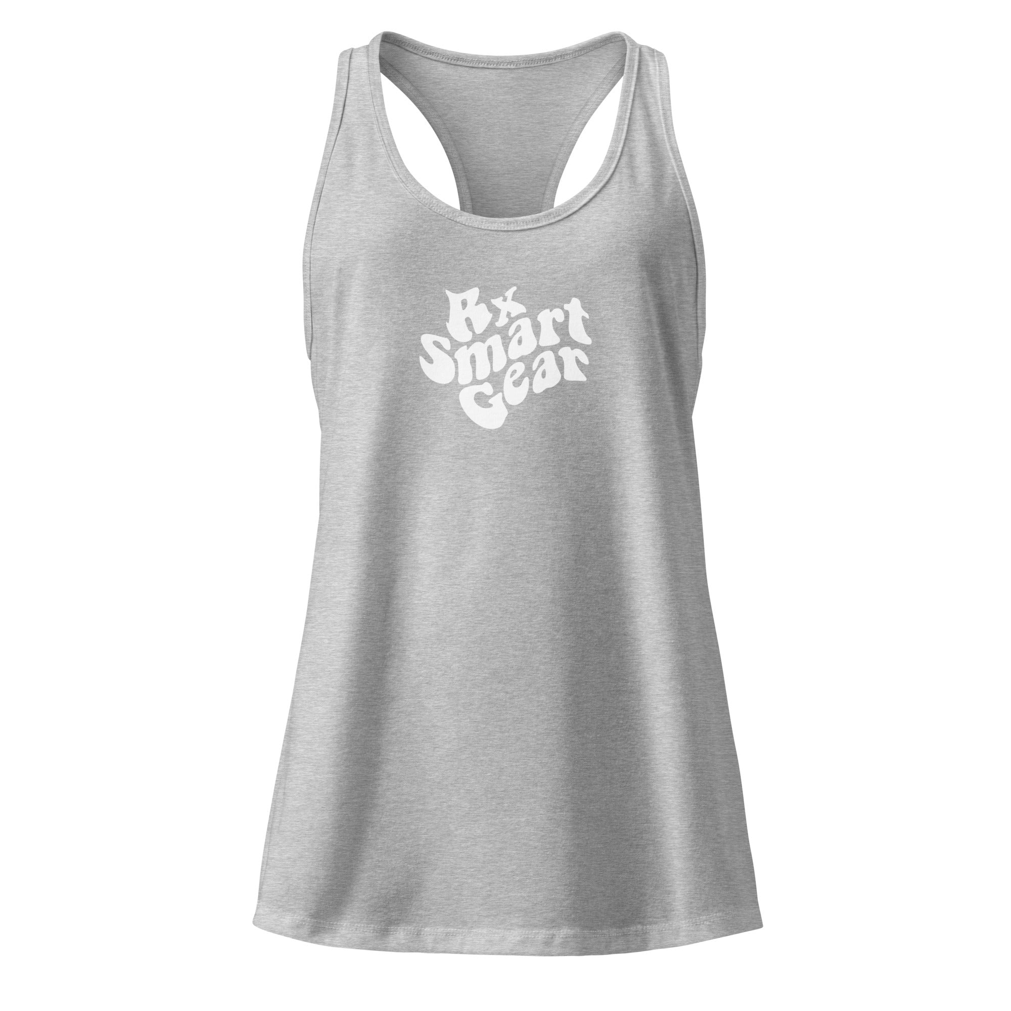 70's Vibes Tank Top Front View Gray