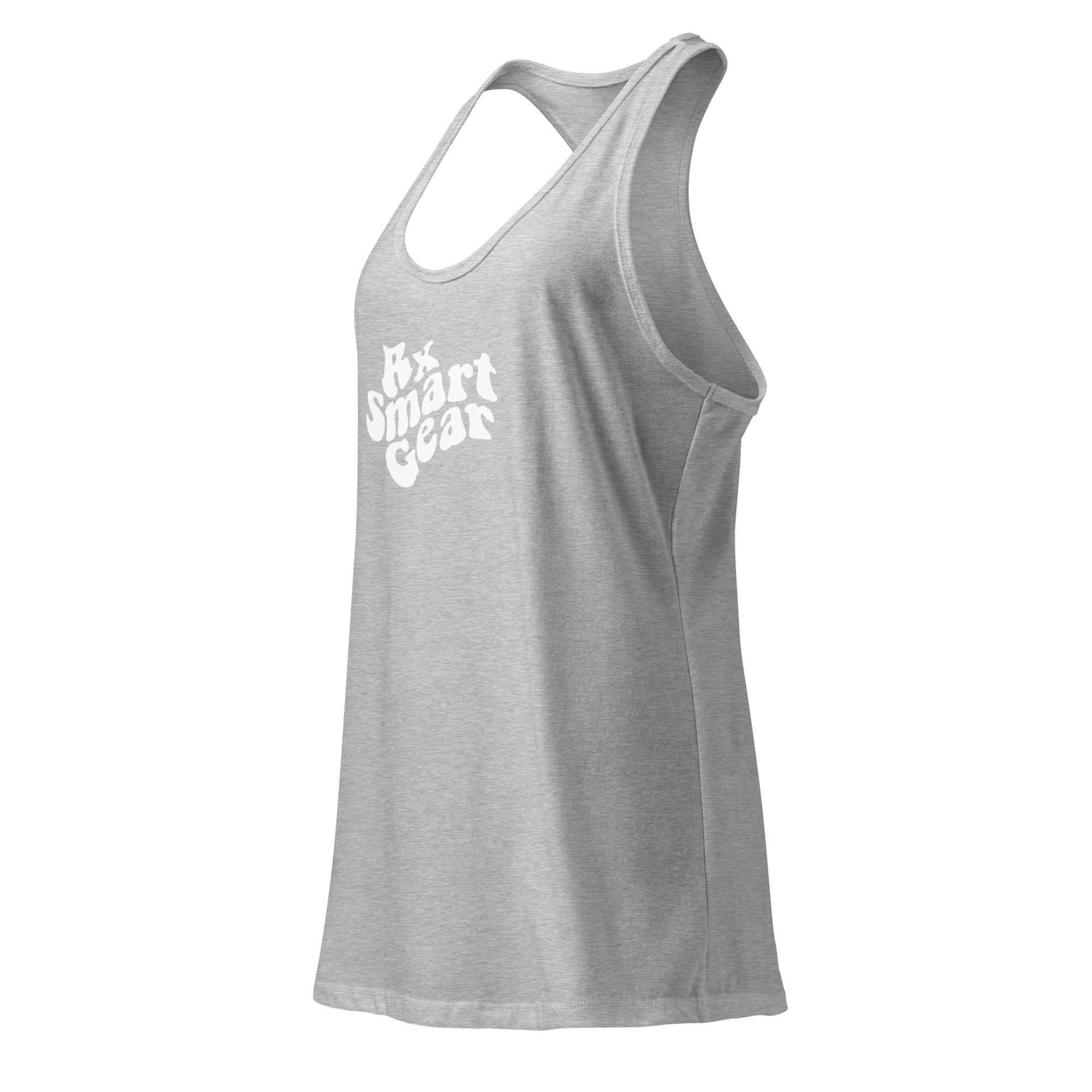 70's Vibes Tank Top Side View Gray