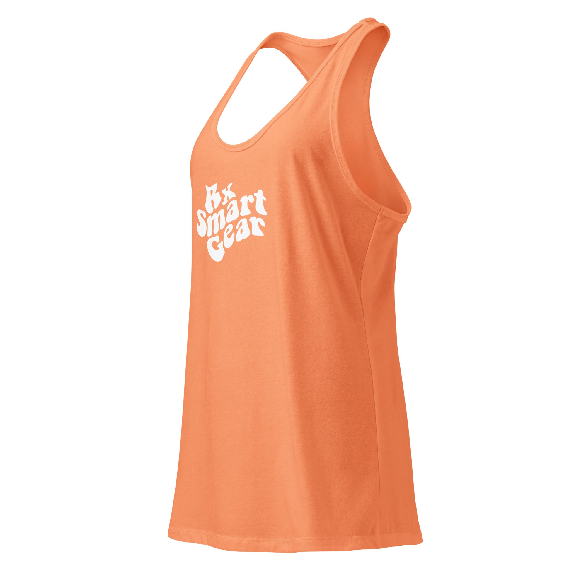 70's Vibes Tank Top Sideview Light Orange