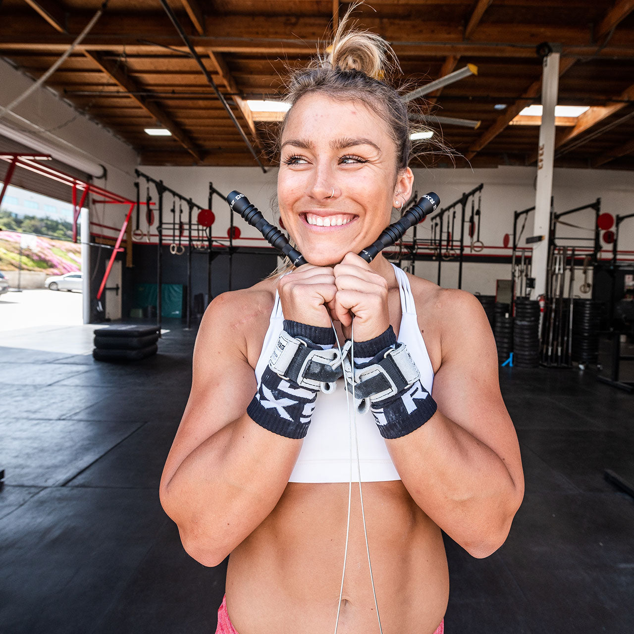 CrossFit athlete Laura Stallwood loves the RXSG EVO G2 Speed Jump Rope with Hyper Cable for her competition training