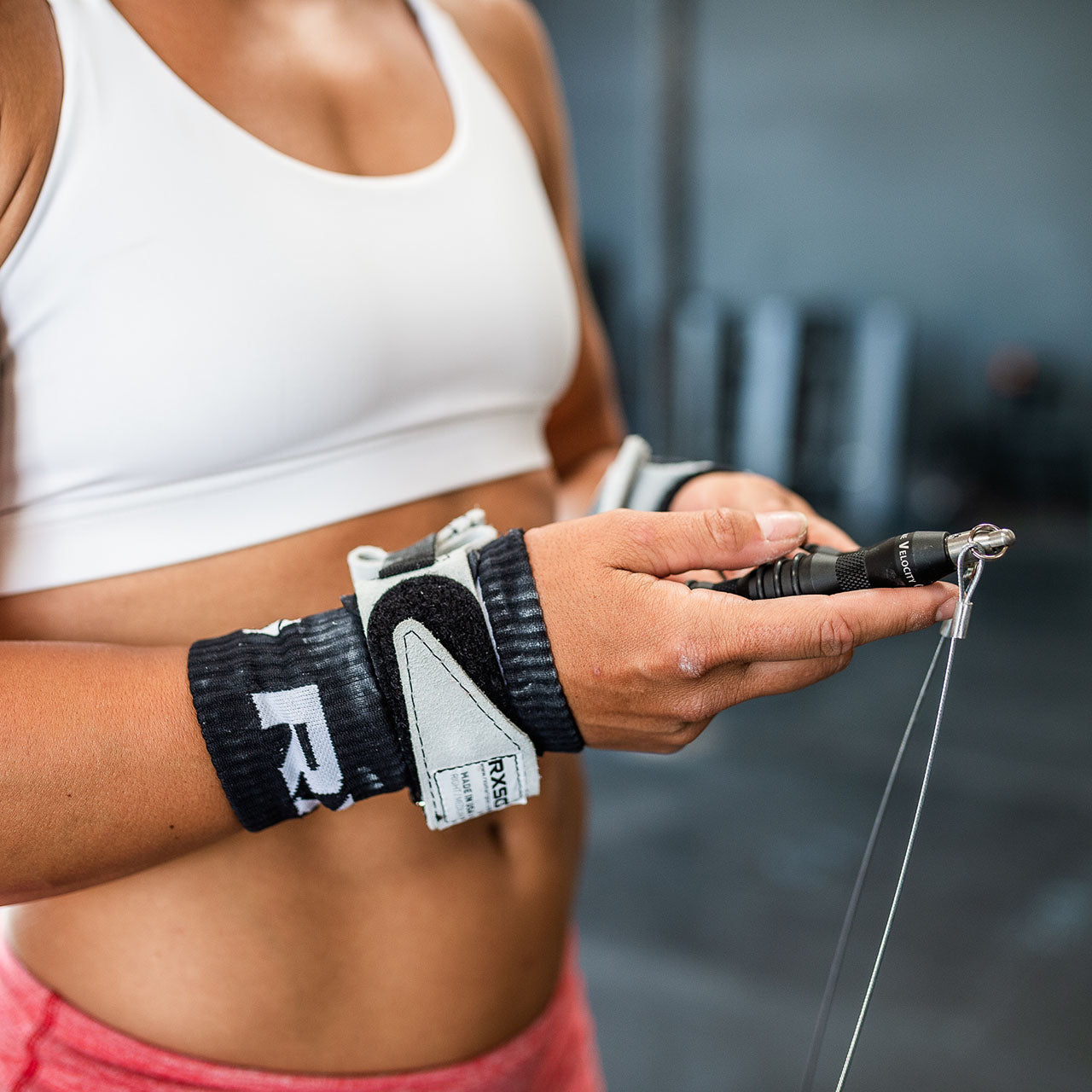 CrossFit athlete Laura Stallwood uses the RXSG EVO G2 Speed Jump Rope with Hyper Cable during her training