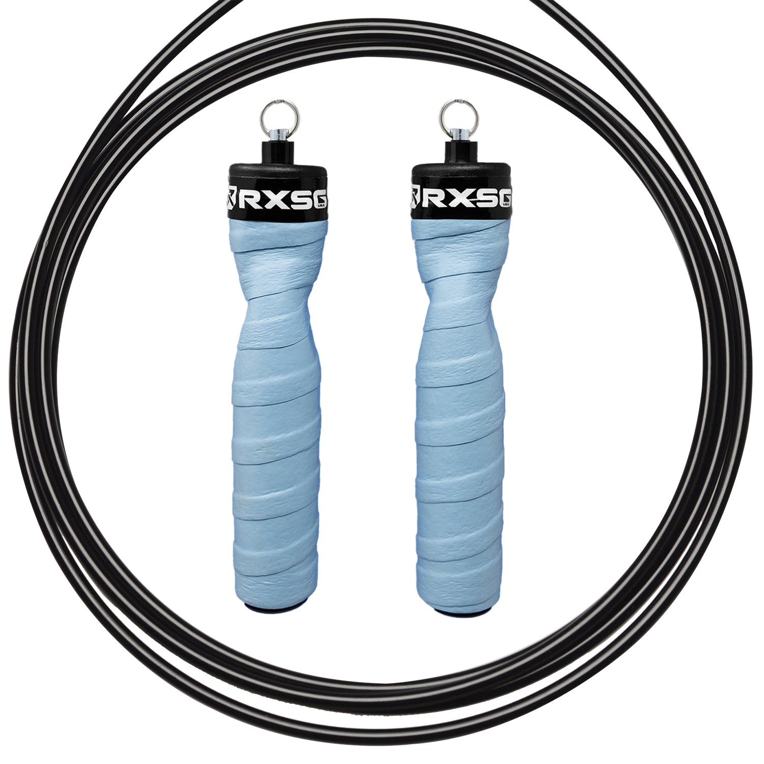 RXSG Rx Original CustomFit Skye Jump Rope with Black Buff Cable