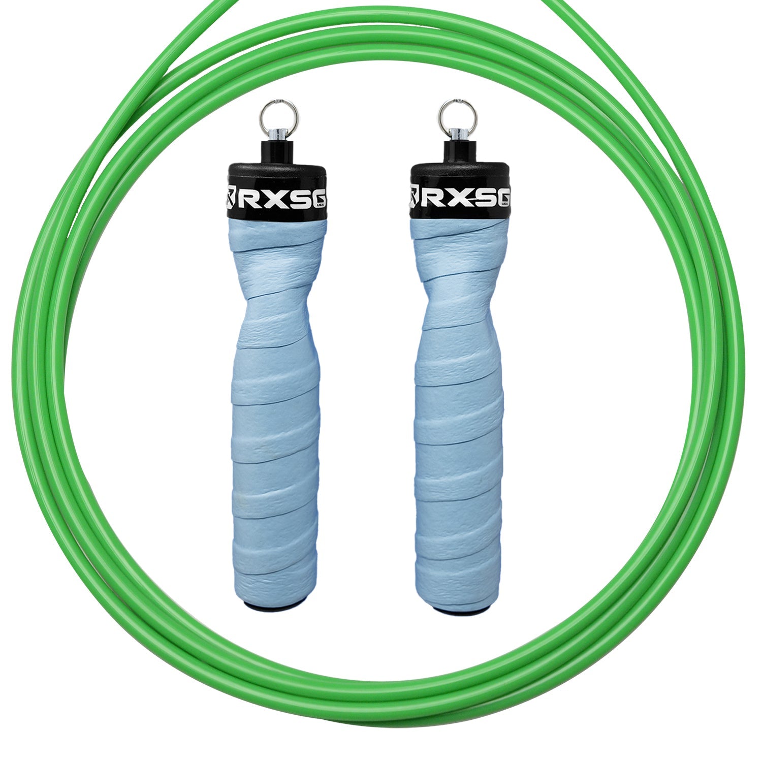RXSG Rx Original CustomFit Skye Jump Rope with Green Buff Cable