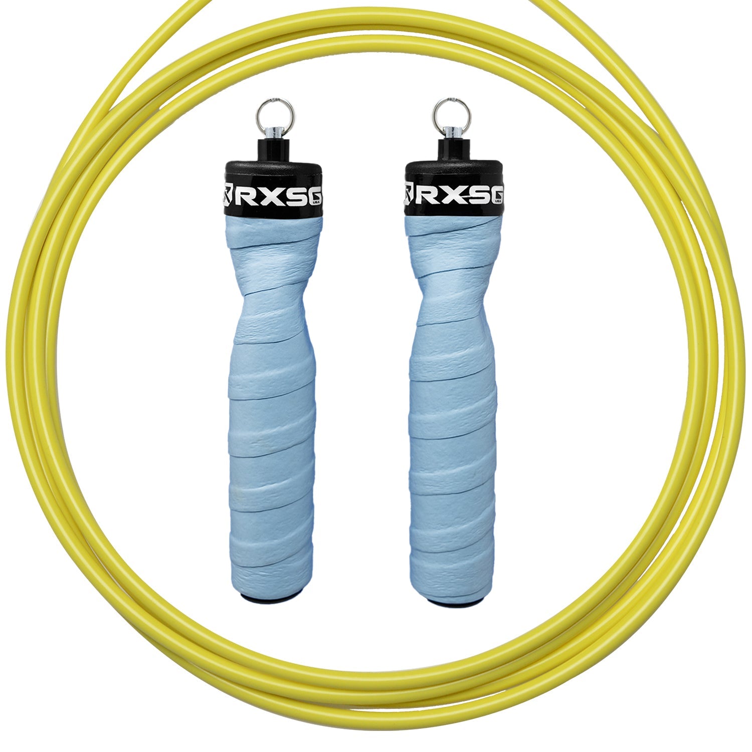 RXSG Rx Original CustomFit Skye Jump Rope with Yellow Buff Cable