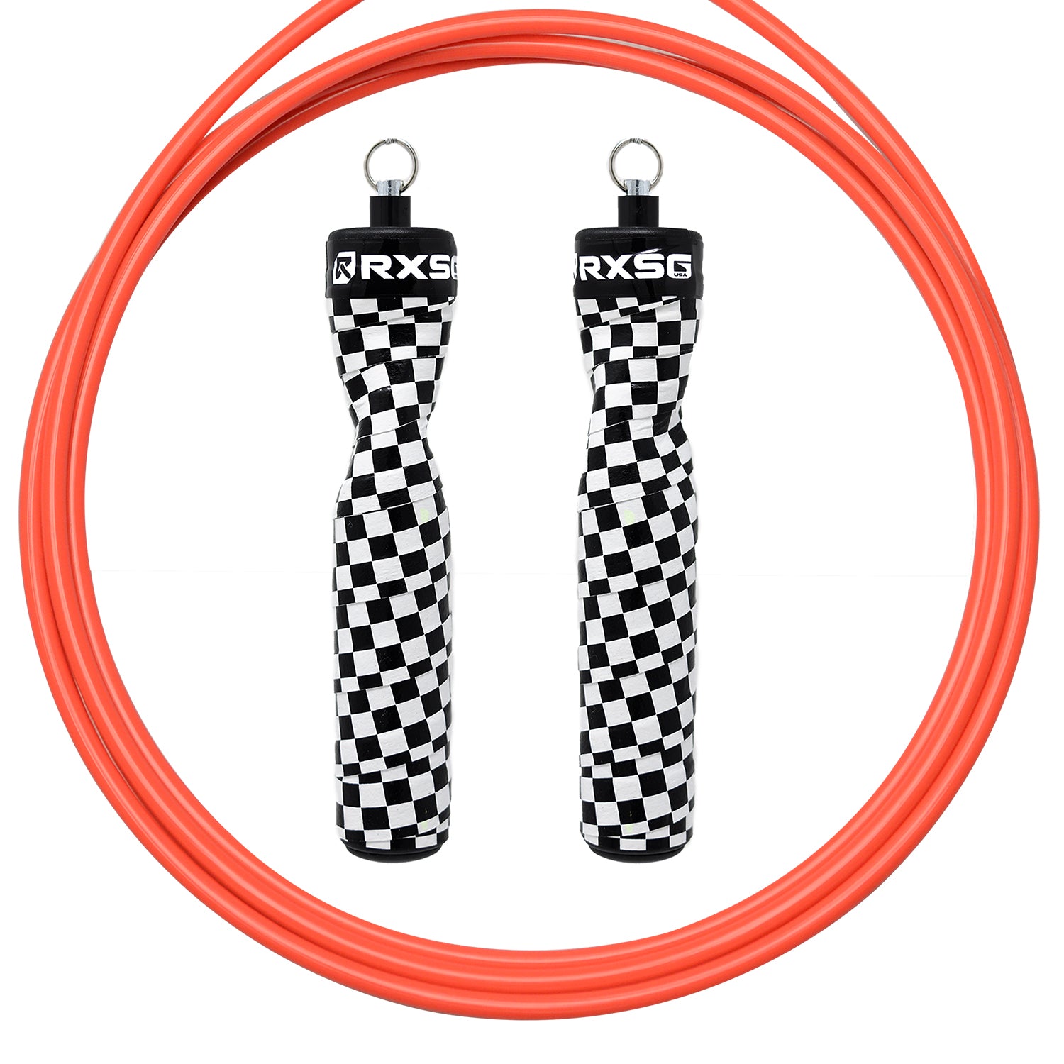 RXSG Rx Original CustomFit The Finisher Jump Rope with Orange Buff Cable