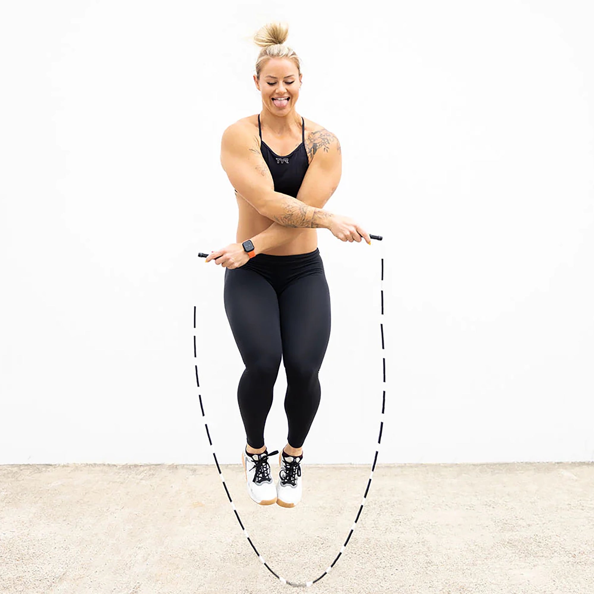 RXSG Frevo Freestyle Jump Rope used by CrossFit athlete Dani Speegle for Crossover Double Unders