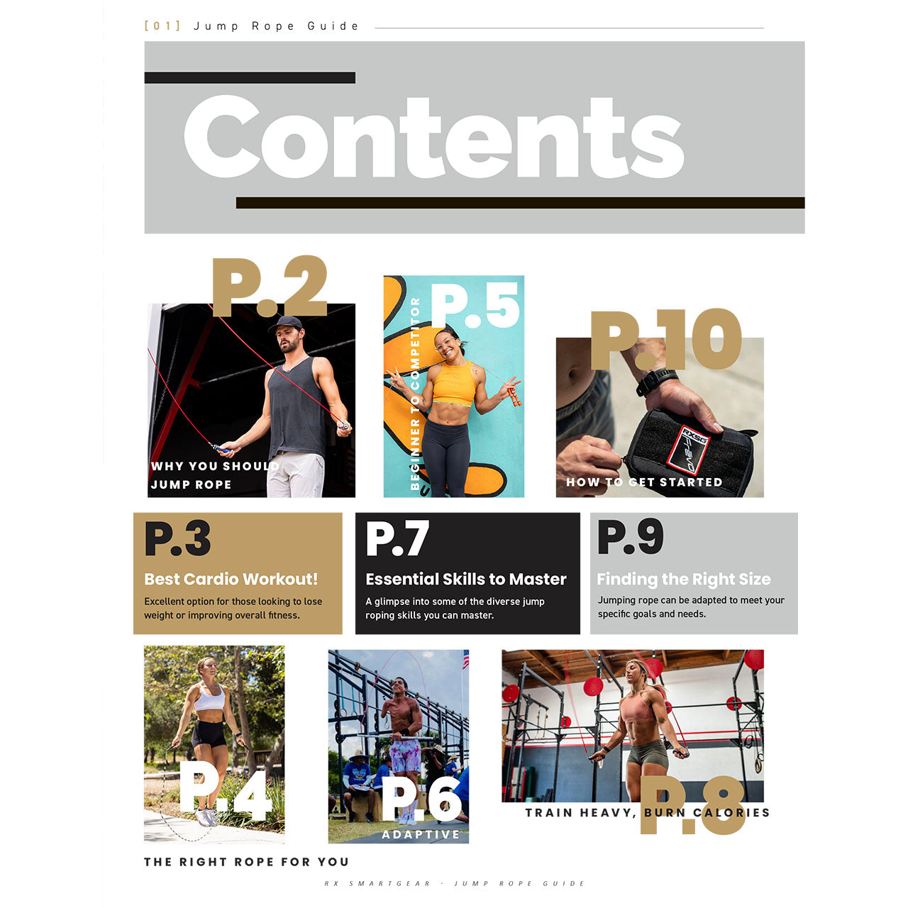 RXSG Jump Rope Guide eBook Table of Contents