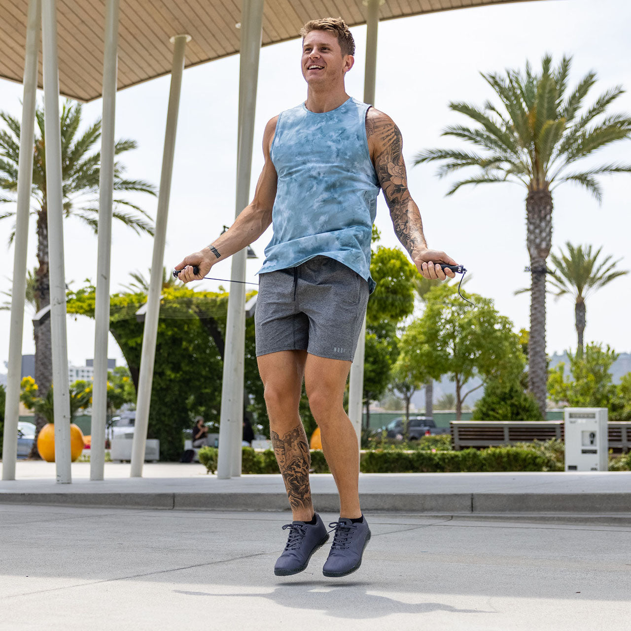 Rx Smart Gear Original_Rx CustomFit_BlackOps_Jump_Rope_with_Black_Buff_Cable_used_by_CrossFit_coach_and_podcast_creator_Bryce_Smith