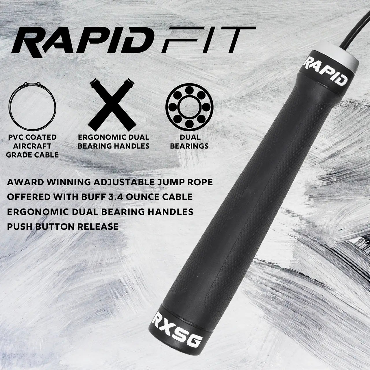 RapidFit 2.0 Jump Rope BLACK