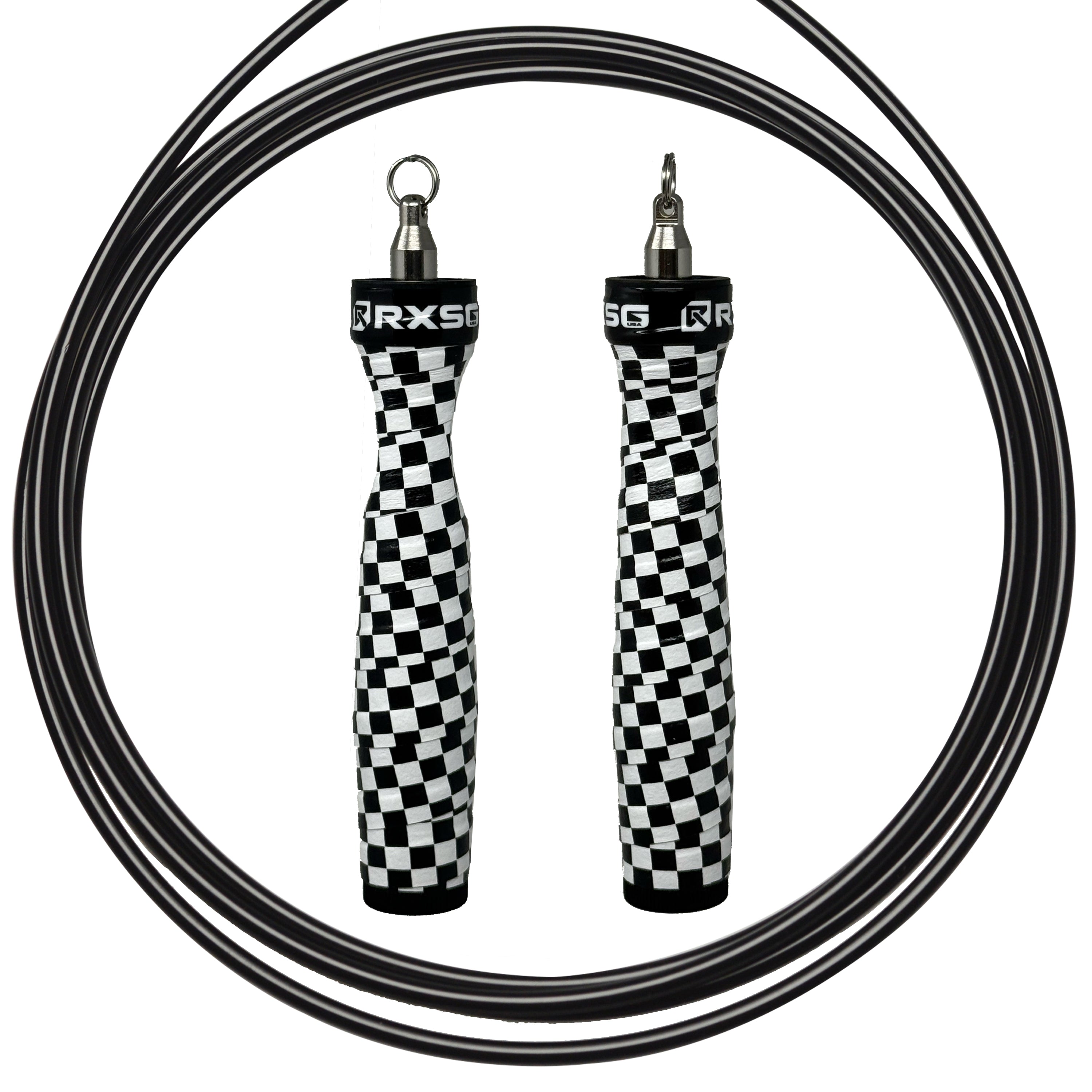 RXSG Rx Jump Rope 2.0 Custom The Finisher with Black Cable