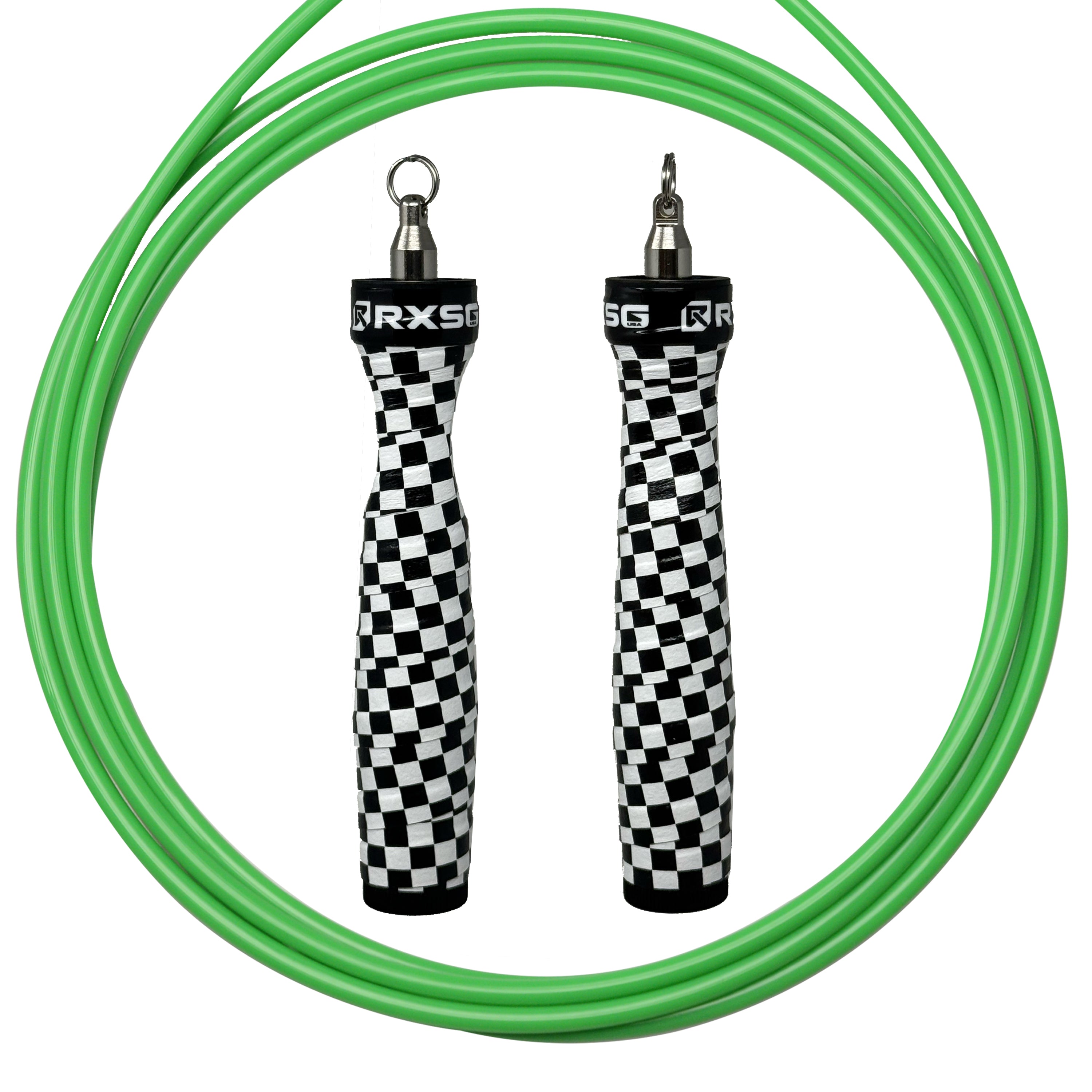 RXSG Rx Jump Rope 2.0 The Finisher with Neon Green Cable