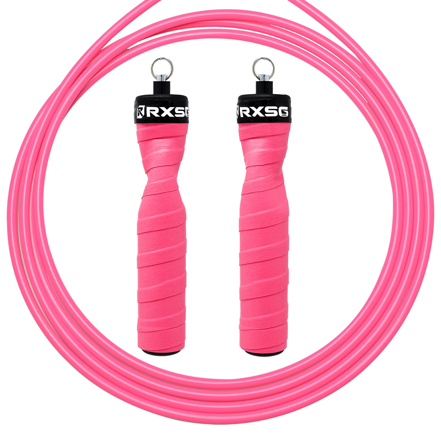Rx Smart Gear_Rx Original CustomFit_Pink_Jump_Rope_with_Pink_Buff_Cable