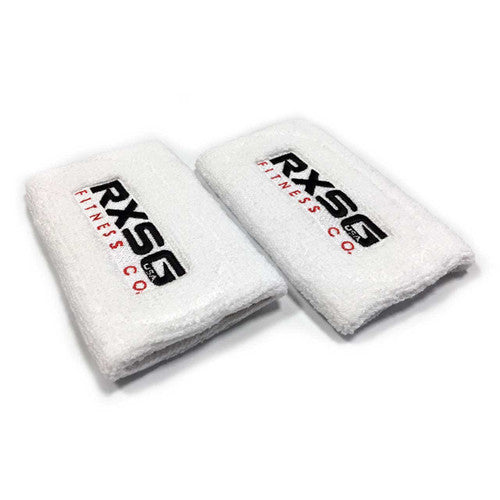 RXSG Wrist Sweat Bands White