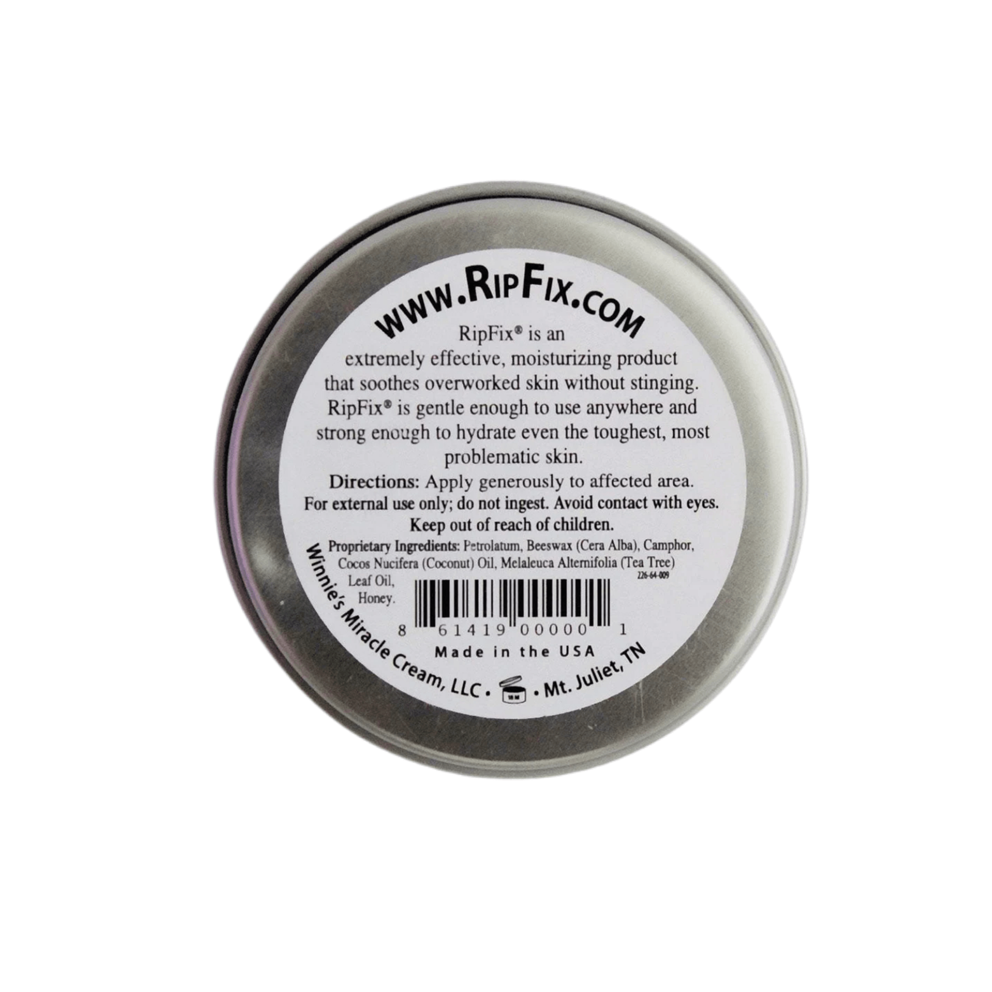 Rip Fix Hand Repair Label