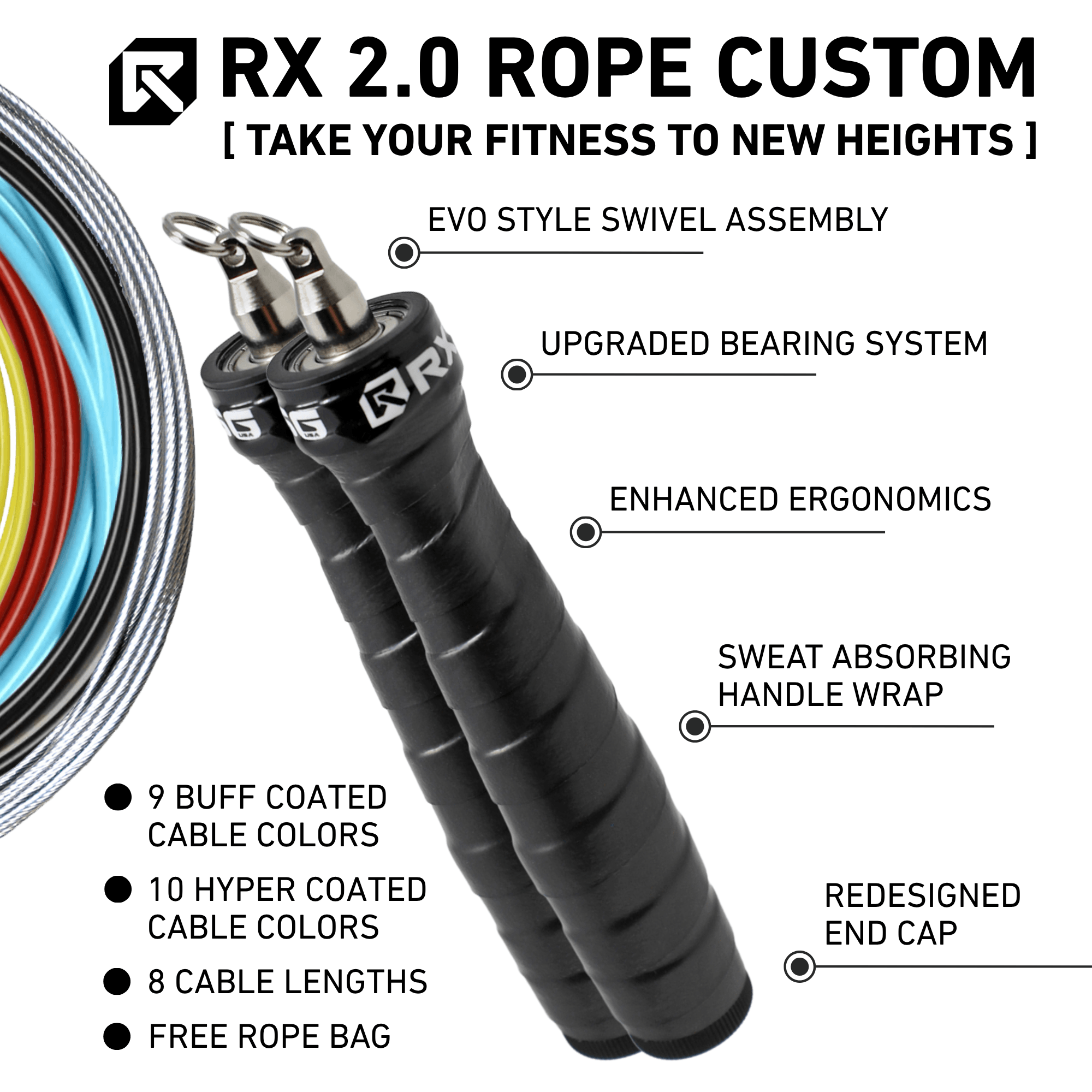 Outrageous Orange Rx Jump Rope 2.0 - Buff