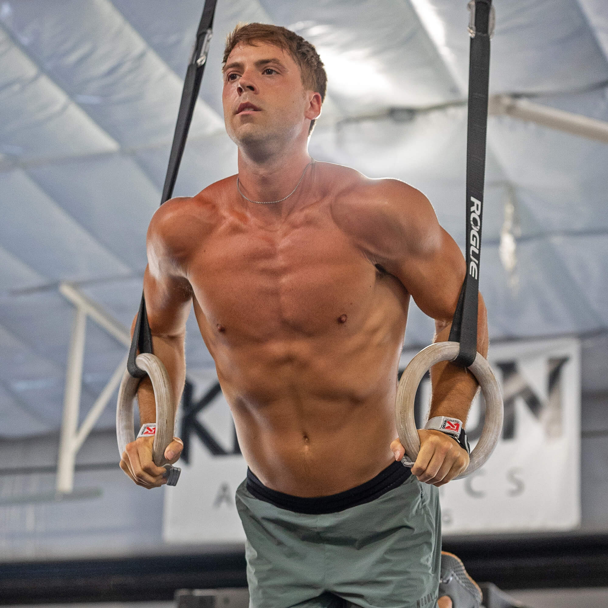 Rx Smart Gear Alec Smith Heavy Duty Grips Games Approved, used by CrossFit athlete and Gymnast Alec Smith