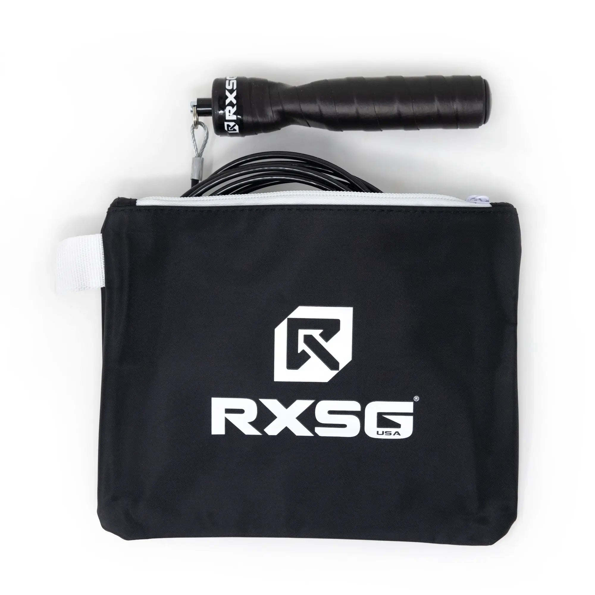 Rx Smart Gear CustomFit Jump Rope Bag with Rope in it