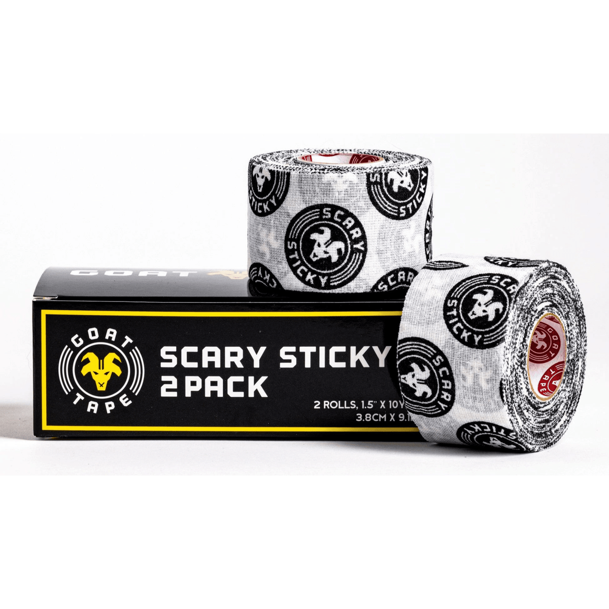 Rx_Smart_Gear_Scary_Sticky_Goat_Tape_Roll_Black_and_White with box