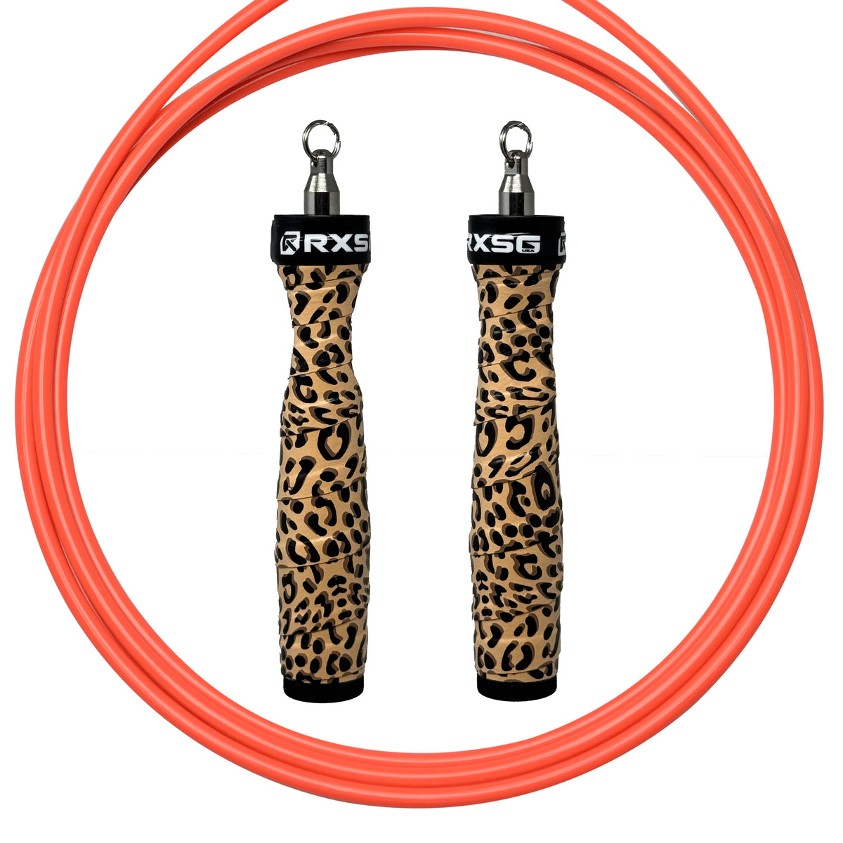 Leopard Print Rx Jump Rope 2.0 with Buff
