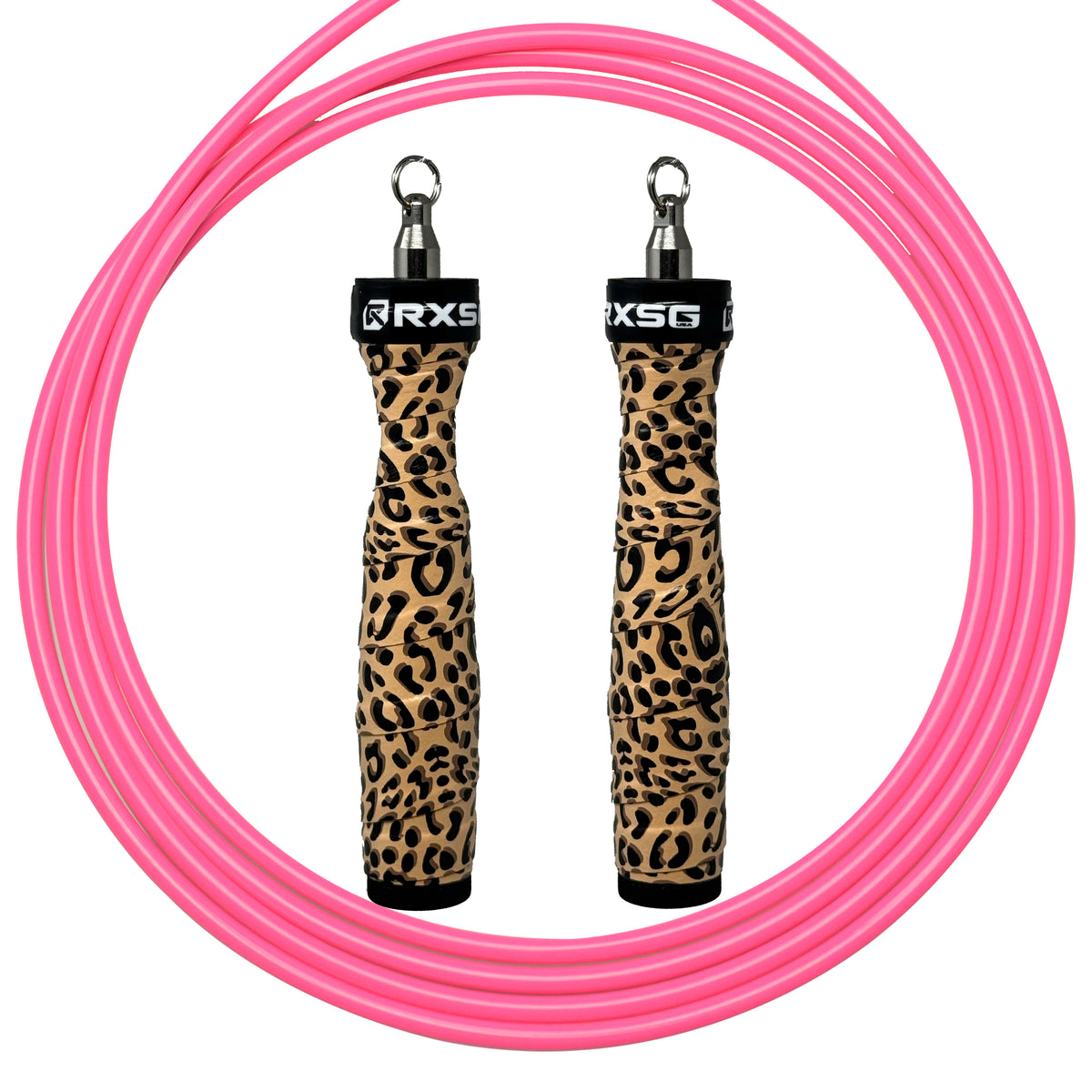 Leopard Print Rx Jump Rope 2.0 with Buff