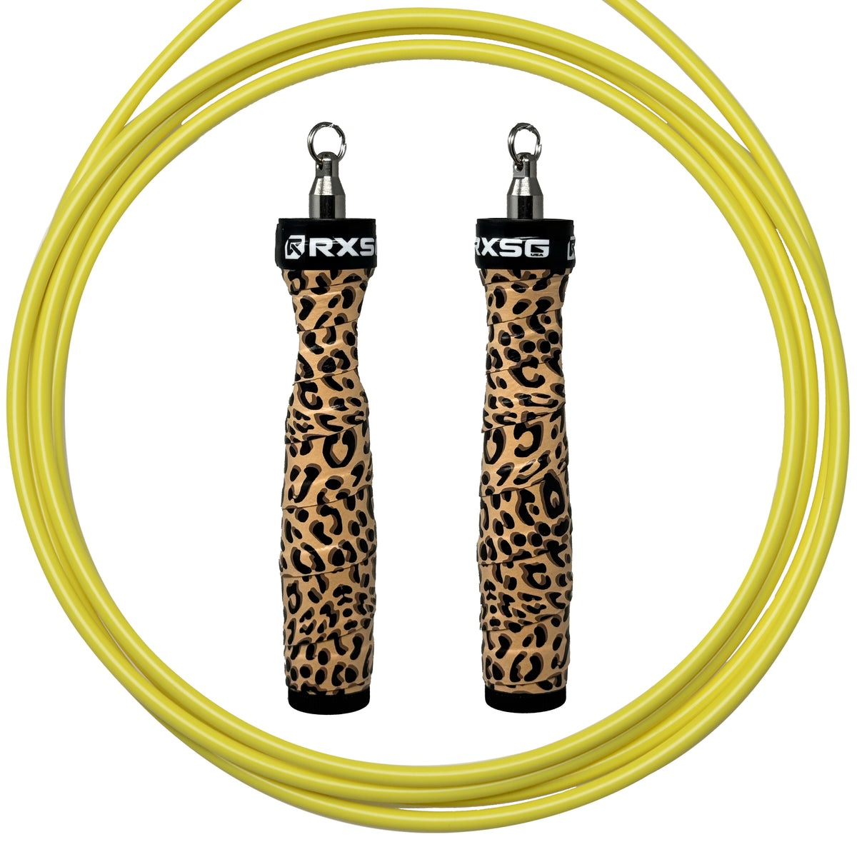 Leopard Print Rx Jump Rope 2.0 with Buff