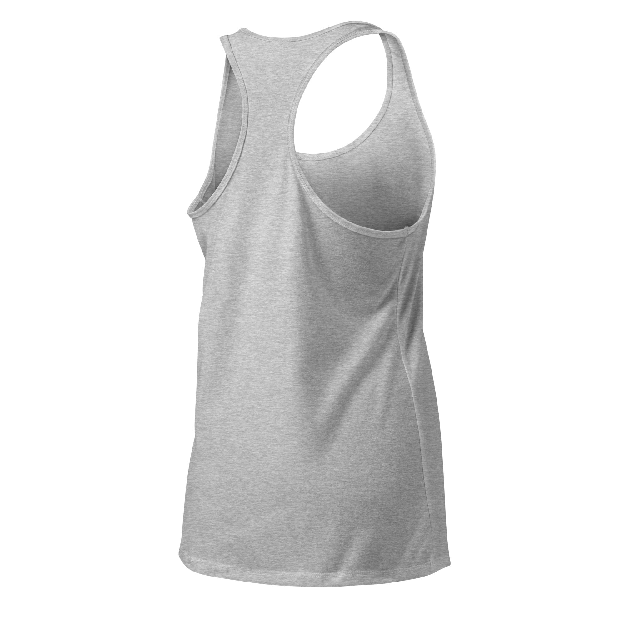 70's Vibes Tank Top Back Side View Gray 