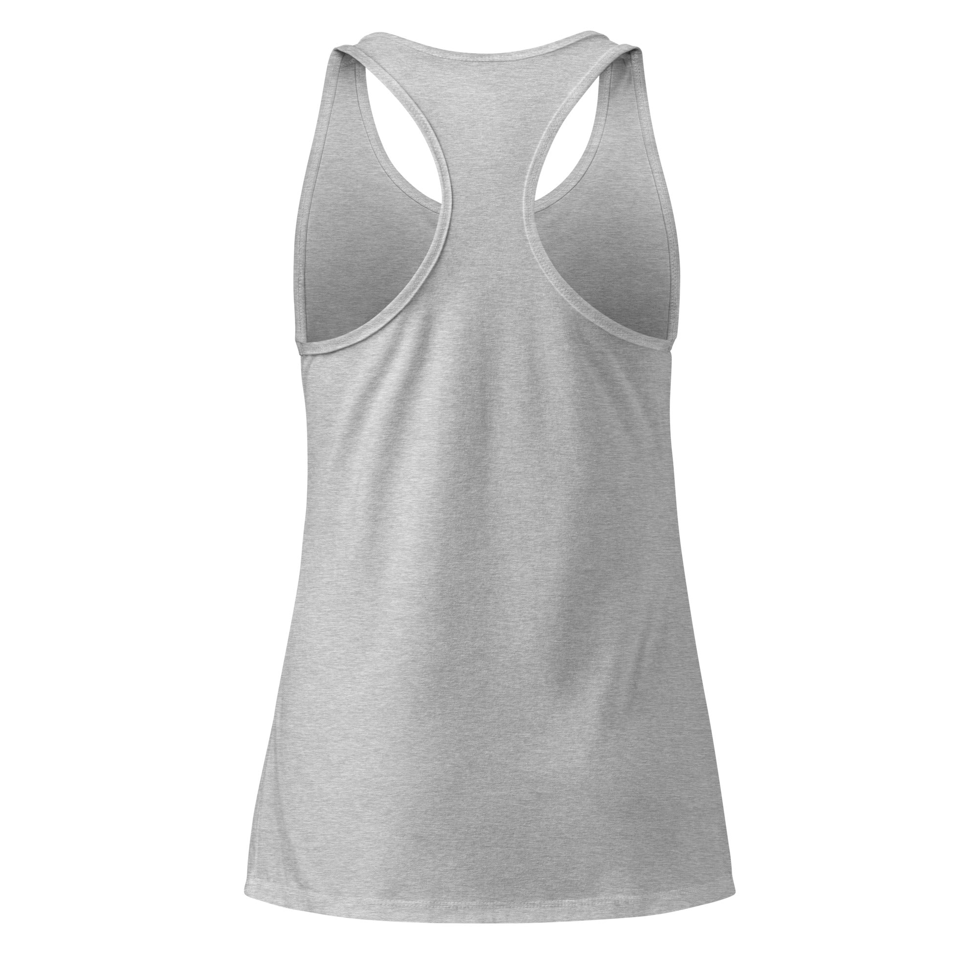 70's Vibes Tank Top Back View Gray