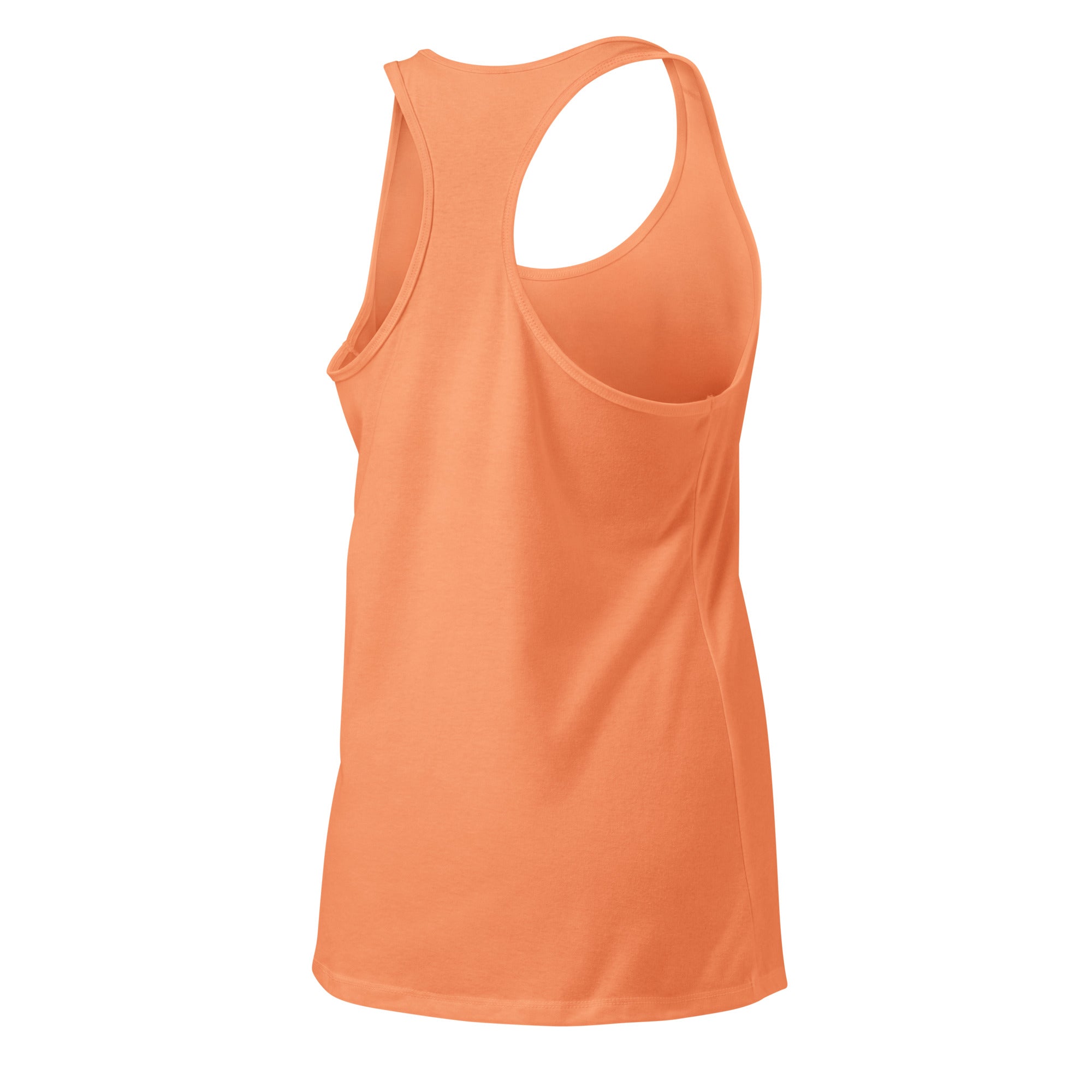 70's Vibes Tank Top Side View Light Orange