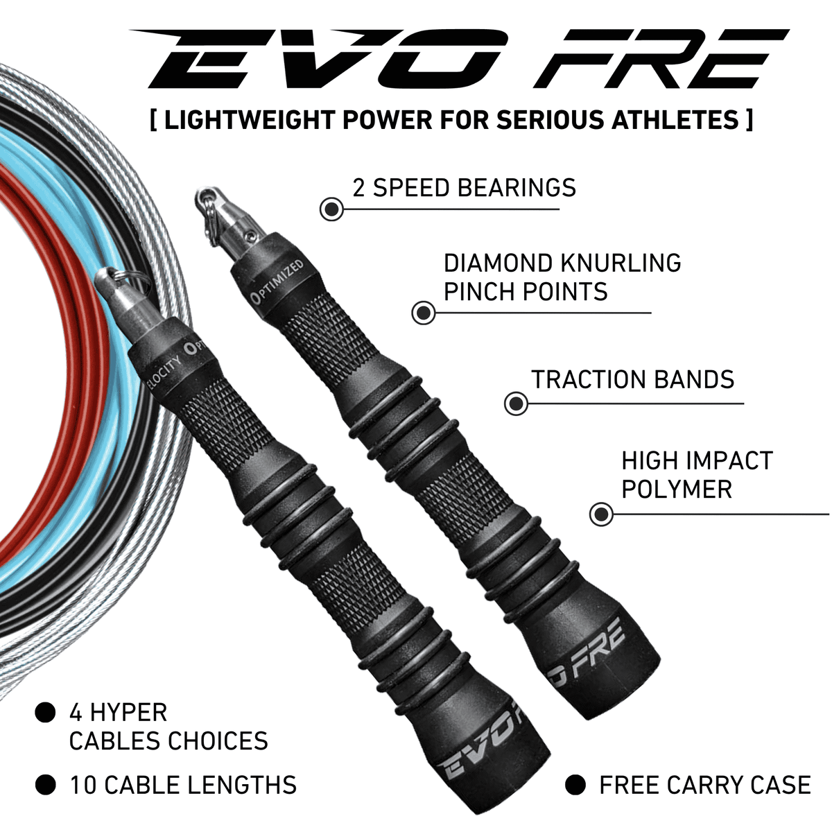 EVO FRE Rx Speed Rope with Hyper Cable