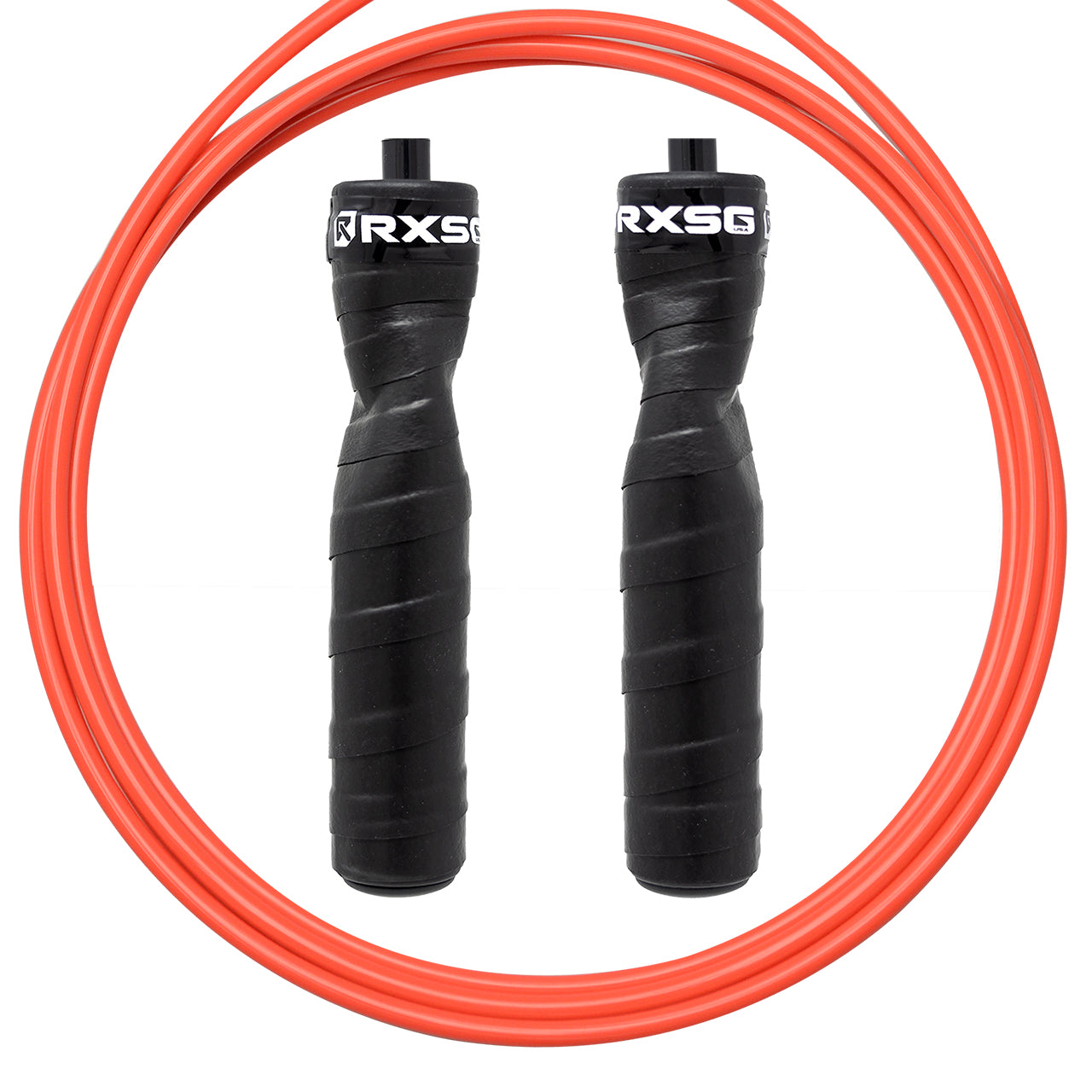 RXSG CustomFit BlackOps Jump Rope Orange Cable