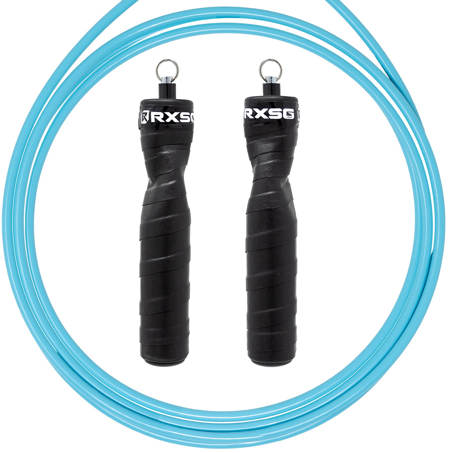 RXSG CustomFit BlackOps Jump Rope Teal Cable