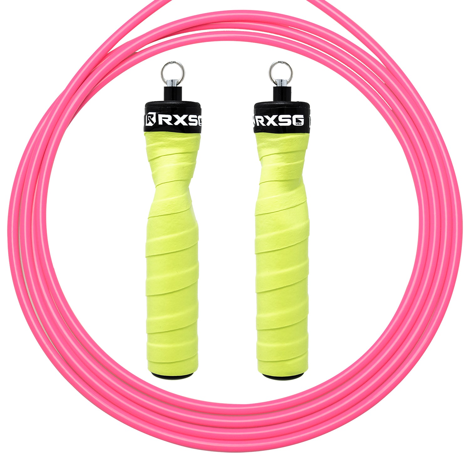 RXSG_CustomFit_Limelight_Jump_Rope with Pink Buff Cable