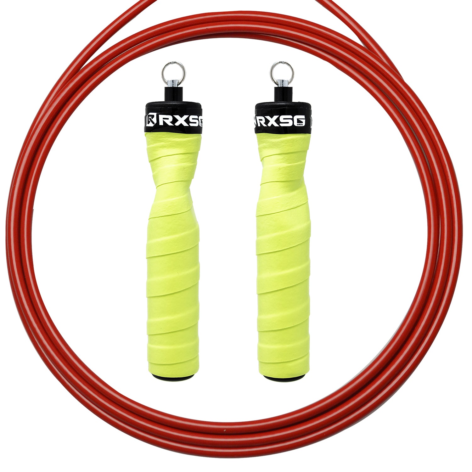 RXSG_CustomFit_Limelight_Jump_Rope with Red Buff Cable