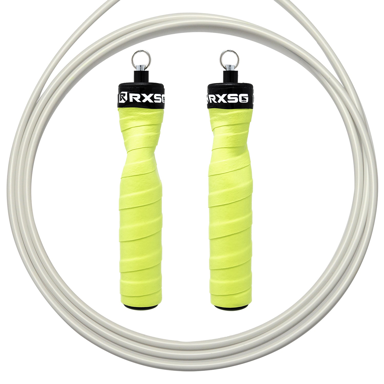 RXSG_CustomFit_Limelight_Jump_Rope with White Buff Cable