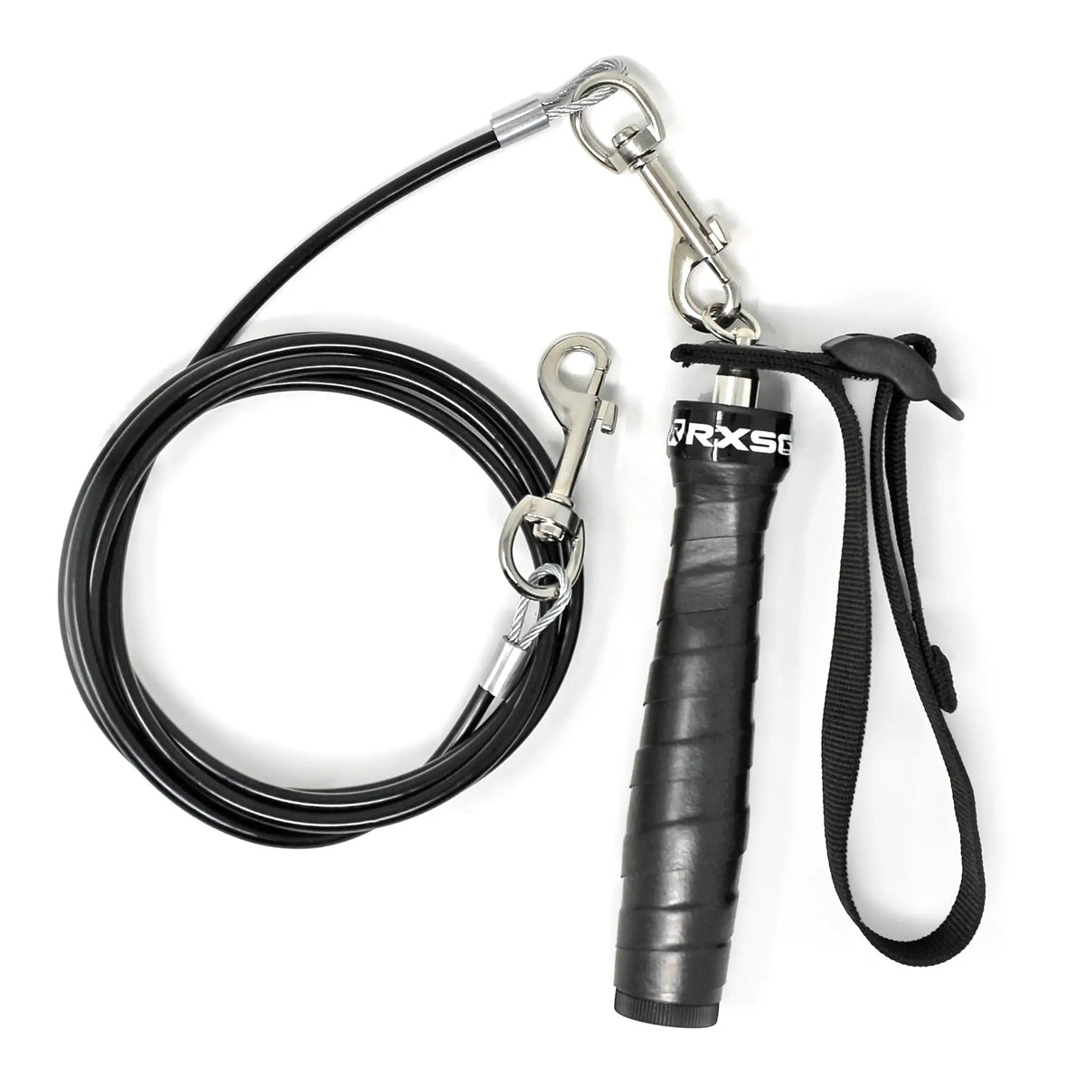 RXSG_Dog_Leashes_Black Handle and Cable