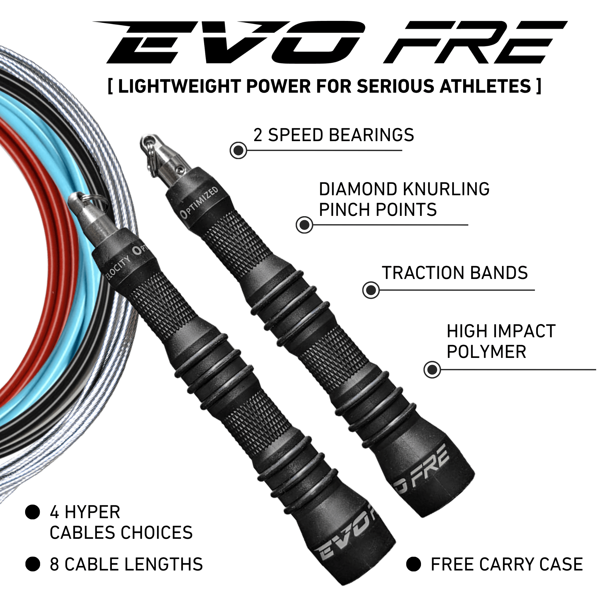 EVO FRE Rx Speed Rope with Hyper Cable