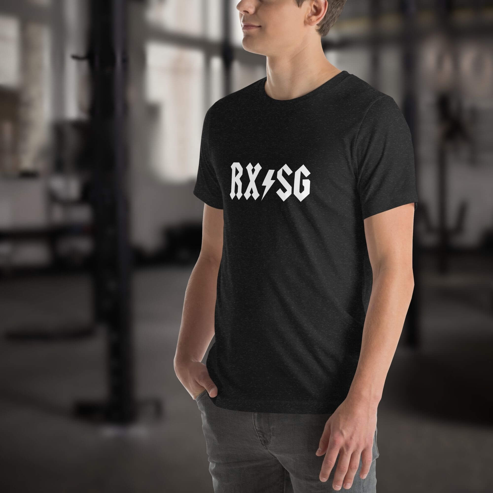 RXSG_Electric_T-Shirt Front on Model