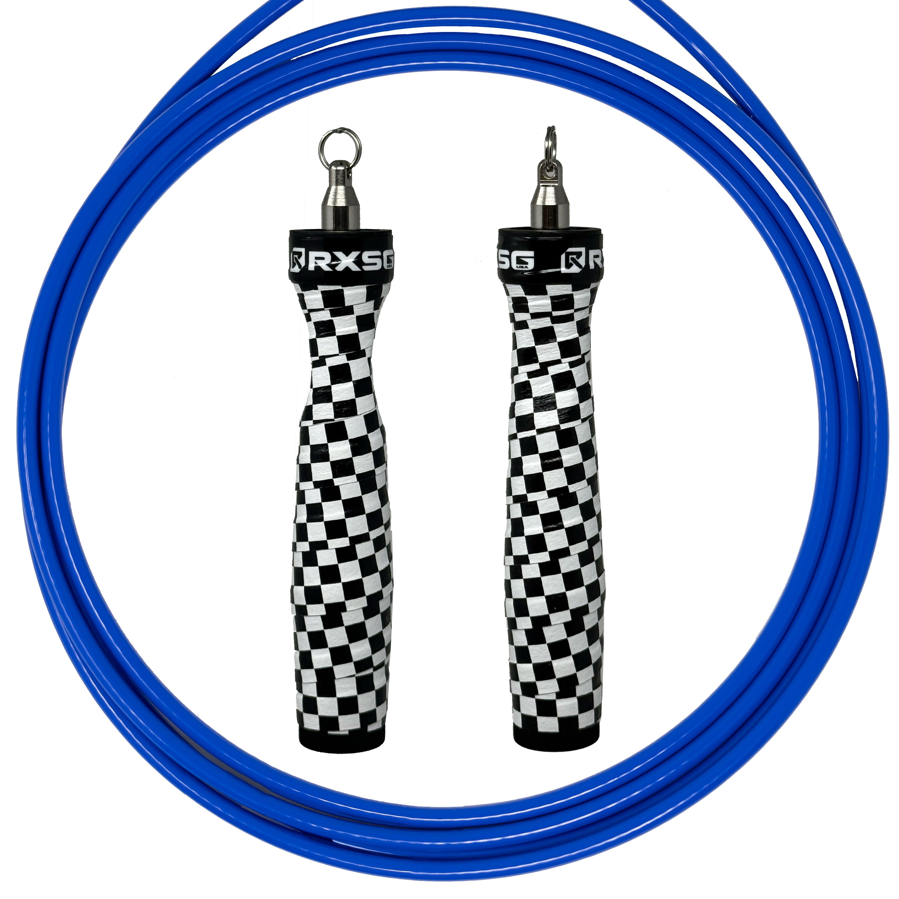 RXSG Rx Jump Rope 2.0  Custom The Finisher with Blue Cable