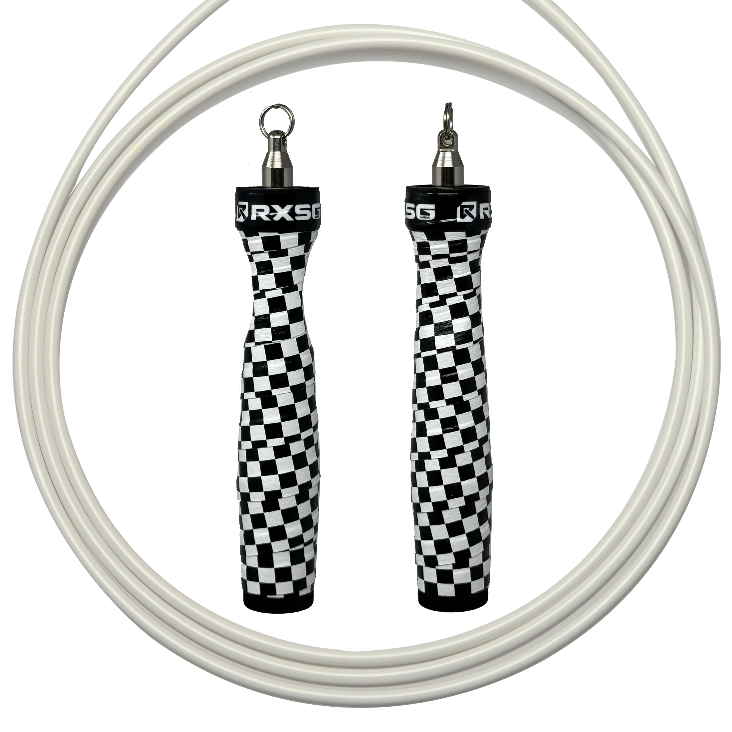 RXSG Rx Jump Rope 2.0  Custom The Finisher with White Cable