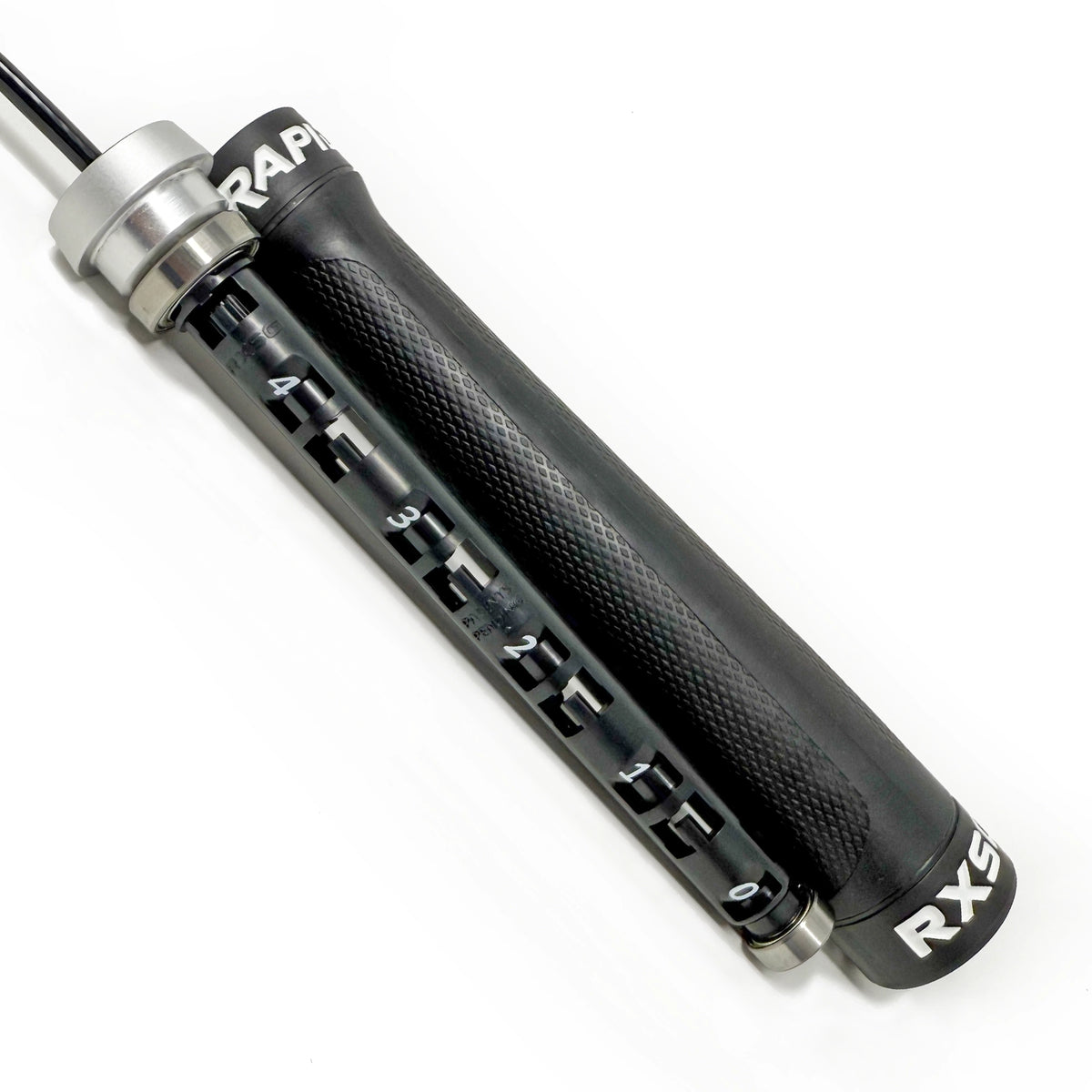 RapidFit_Adjustable_Jump_Rope_Black_Patented Handle System