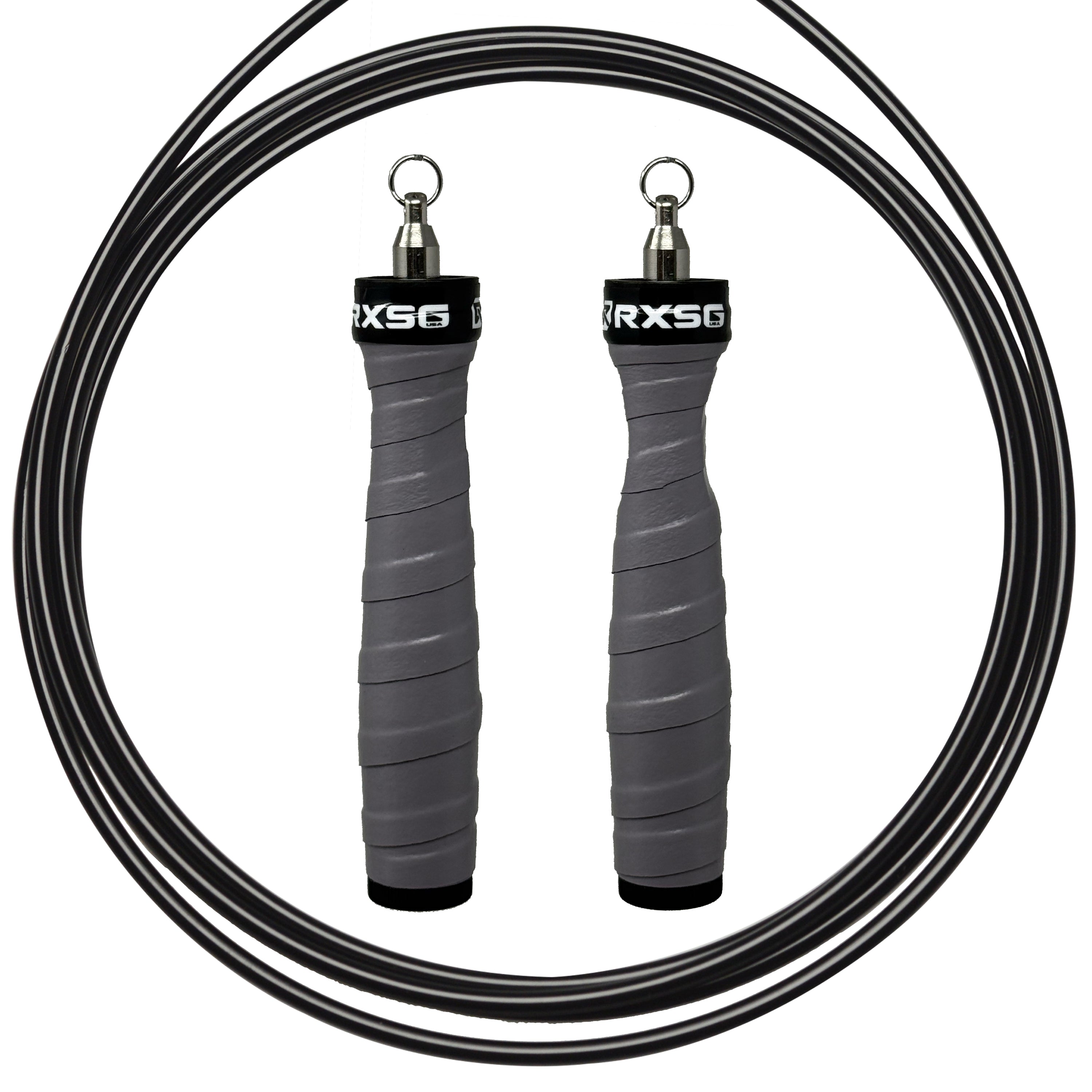 Rx_Jump_Rope_2.0_Gauntlet Gray_Handles_and_Black_Cable