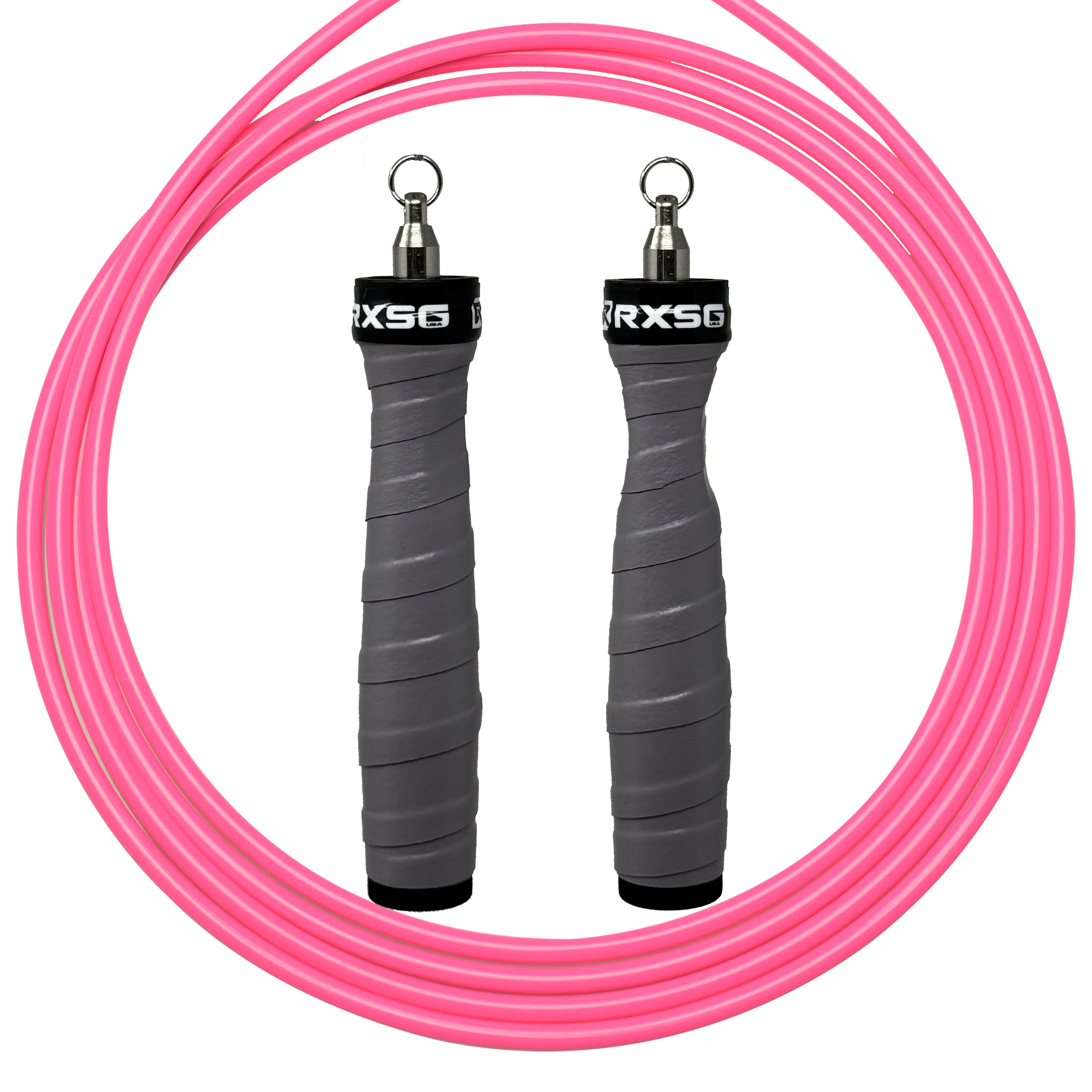Rx_Jump_Rope_2.0_Gauntlet Gray_Handles_and_Neon Pink_Cable