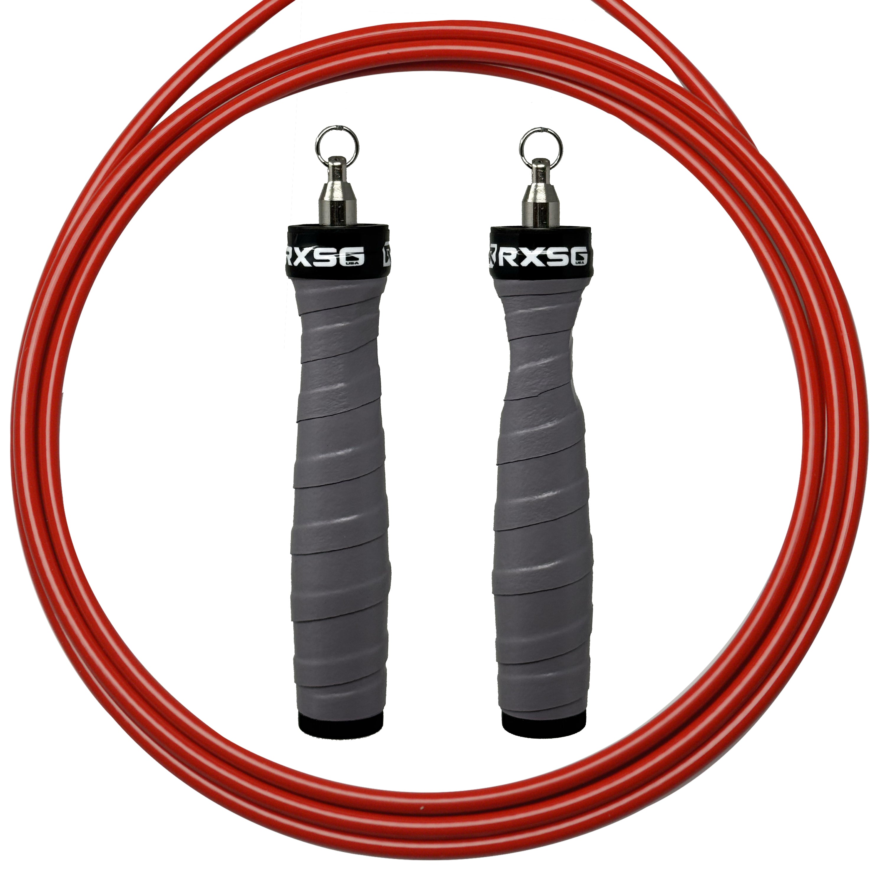 Rx_Jump_Rope_2.0_Gauntlet Gray_Handles_and_Red_Cable