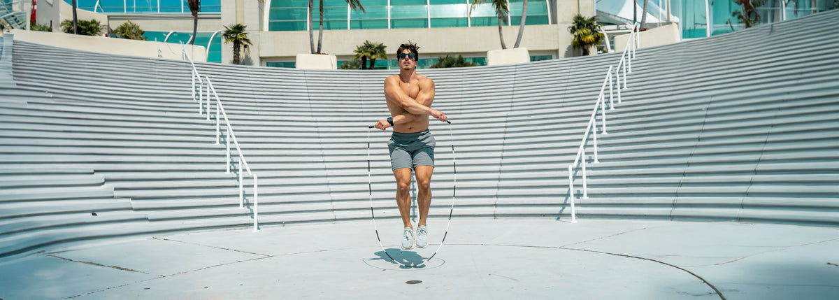 Rx_Smart_Gear_Jorge_Fernandez_Crossfit_Athlete_Jumping_Rope with the Frevo