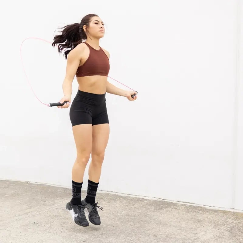 Rx Smart Gear Rapid Fit Jump Rope Adjustable in use by CrossFit athlete